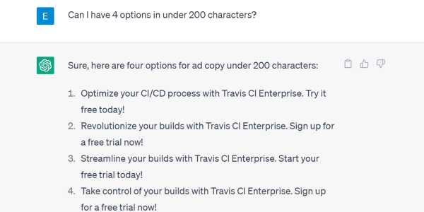 ChatGPT Paid Social Ad Copy Prompts