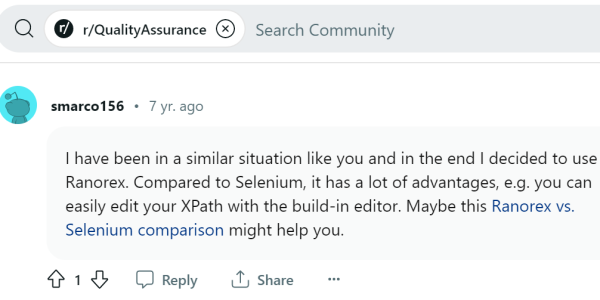 Example of Reddit User Asking For Opinions